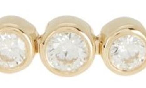 Shop Ron Hami 14k Yellow Gold Diamond Bezel Tennis Bracelet In Yellow Gold/diamond