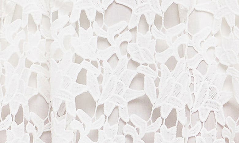 Endless Rose Lace Spaghetti Strap Midi Dress In White