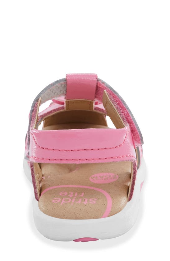 Shop Stride Rite Zinnia Sandal In Bright Pink