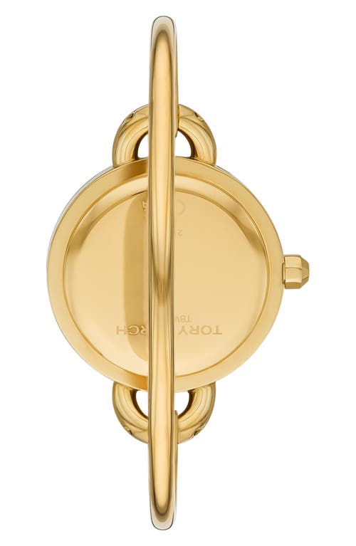 Shop Tory Burch The Miller Bangle Watch Set, 27mm In Gold