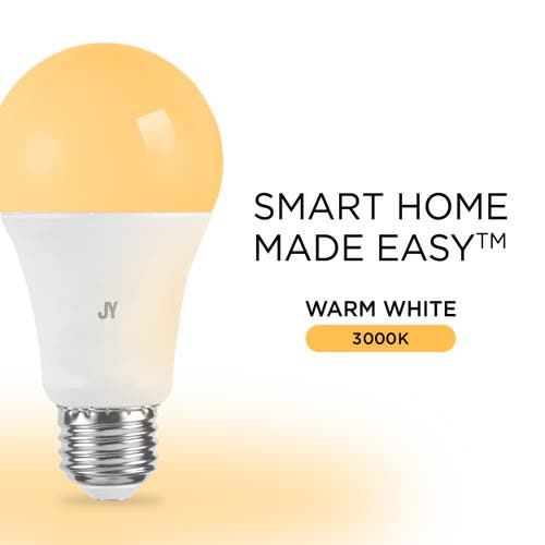 Jonathan Y Smart A19 Dimmable Light Bulb In White