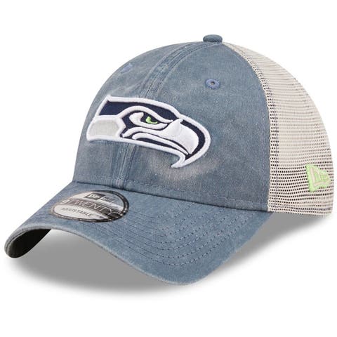 Men's New Era Natural Seattle Seahawks NFL Training Camp Official Straw Lifeguard Hat