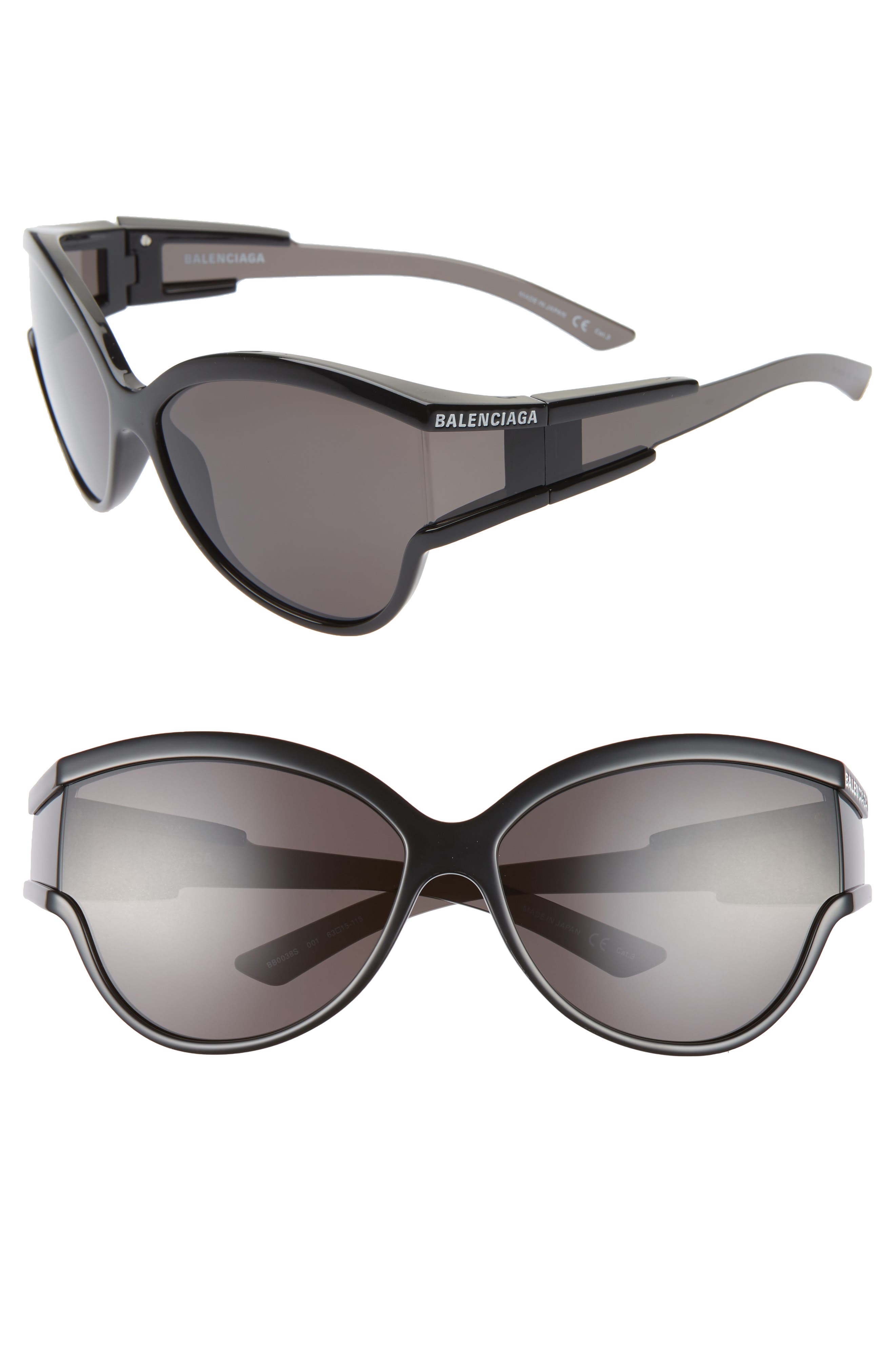 Balenciaga 63mm Oversize Cat Eye Sunglasses Nordstrom