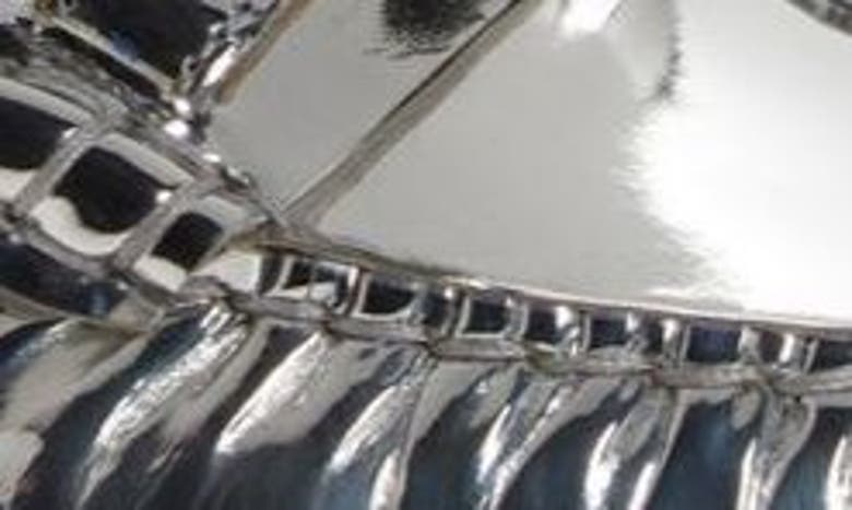 Shop Jimmy Choo Addie Jc Metallic Loafer In Silver