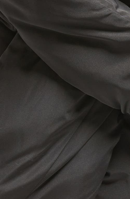 Vince Packable Pull Thru Puffer Scarf In Black