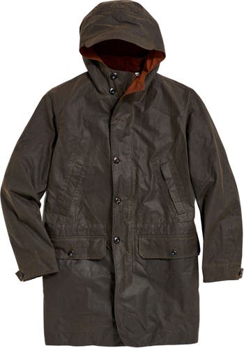 Billy Reid Waxed Cotton Rain Parka Nordstrom