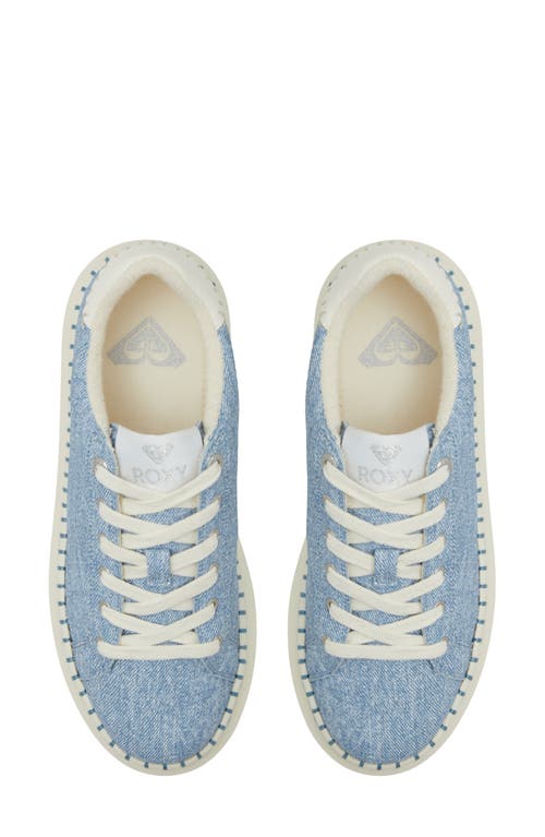 Roxy Stellar Platform Sneaker In Denim