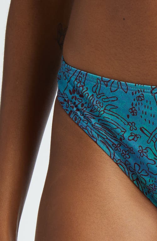 Shop Ulla Johnson Dani Bikini Bottoms In Lagoon