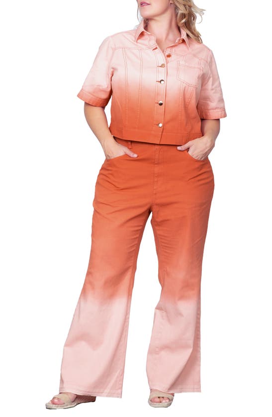 STANDARDS & PRACTICES STANDARDS & PRACTICES DIP DYE CROP JACKET