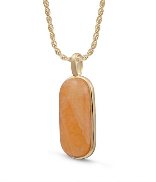 Luvmyjewelry Yellow Lace Agate Tag In 14k Yellow Gold Plated Sterling Silver In 14kt Gold Vermeil On Sterling