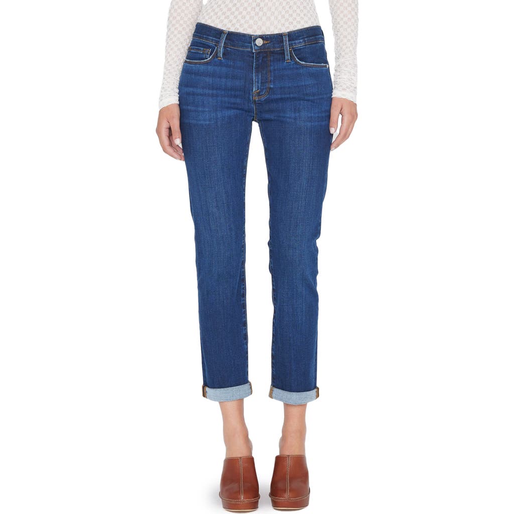 Shop Frame Le Garcon Straight Leg Jeans In Majesty