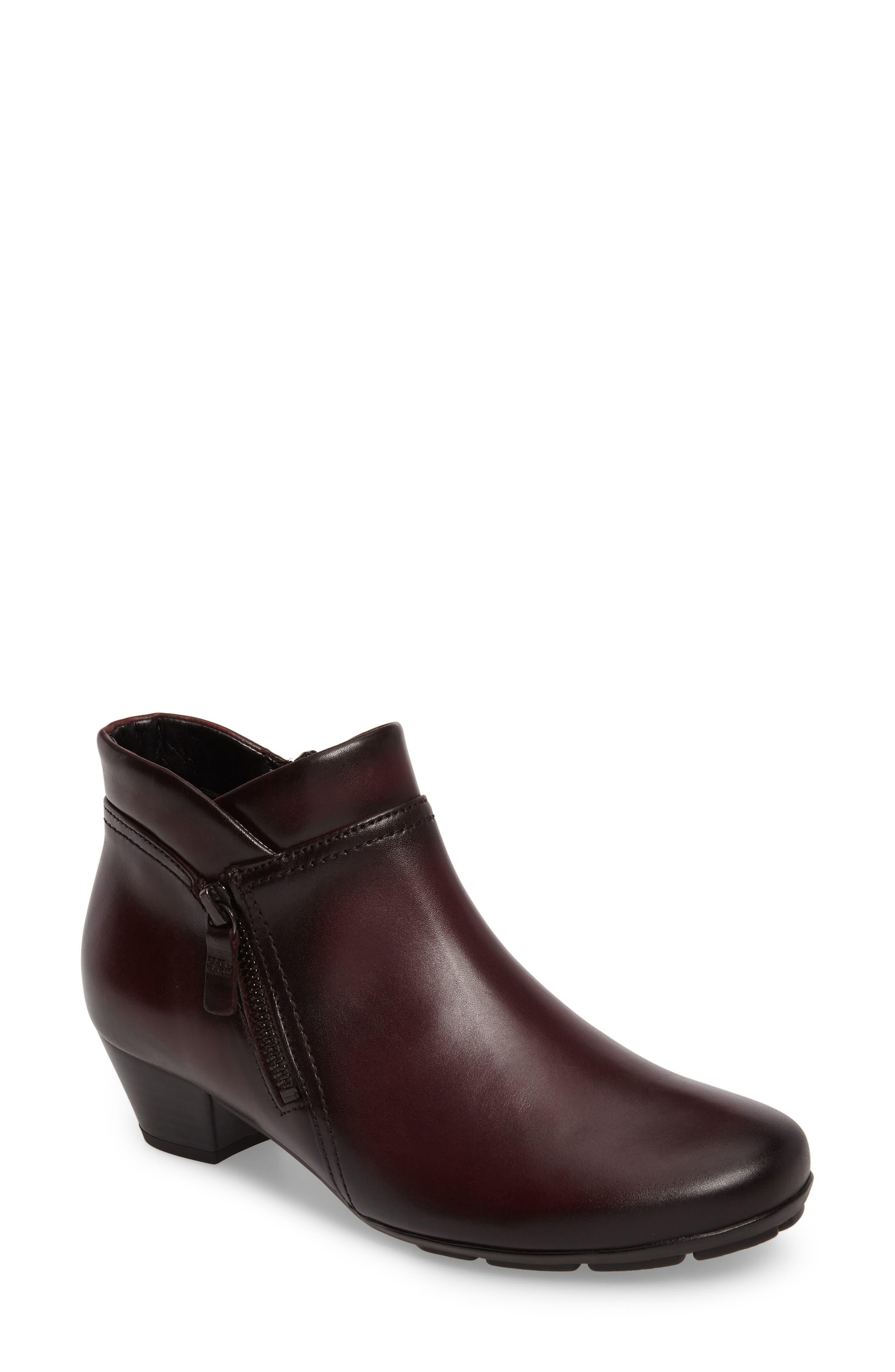 Gabor Classic Ankle Boot, Burgundy