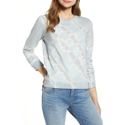 Lucky Brand Tie Dye Cotton Sweatshirt, Grey
