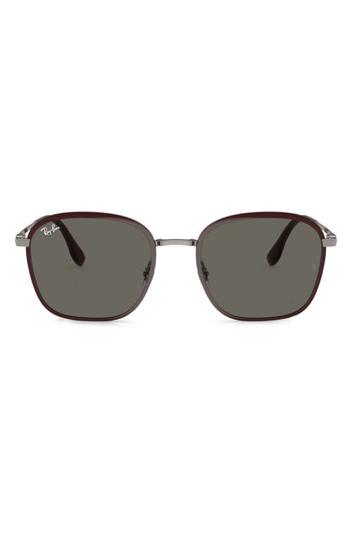 Ray-Ban 55mm Square Sunglasses in Grey at Nordstrom