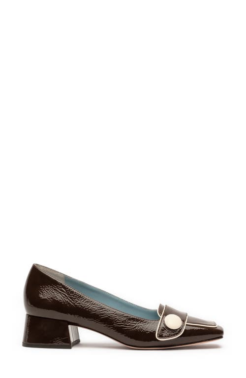 Shop Frances Valentine Mackie Pump In Chocolate/oyster