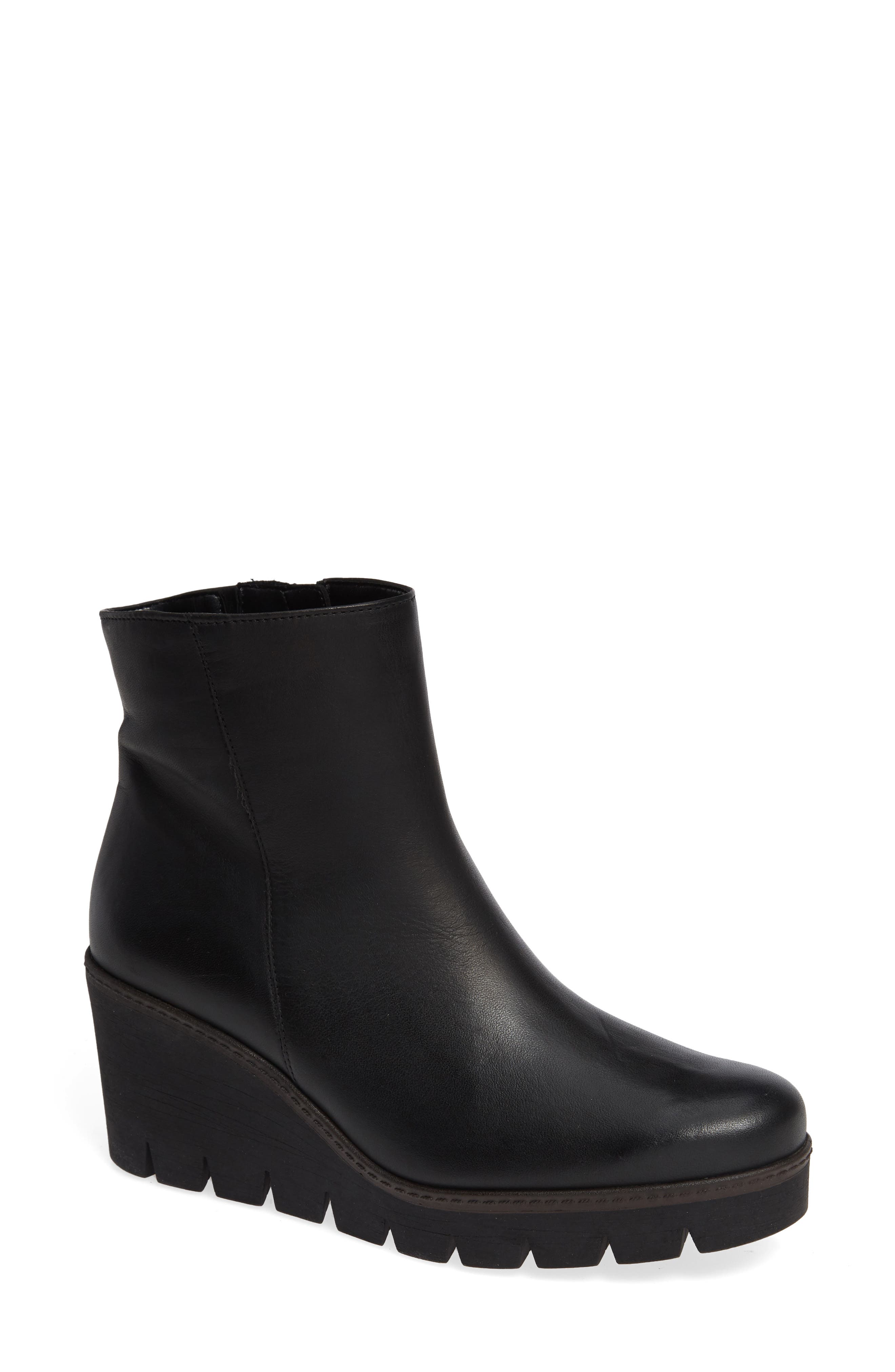 Gabor Friendly Wedge Bootie, Black