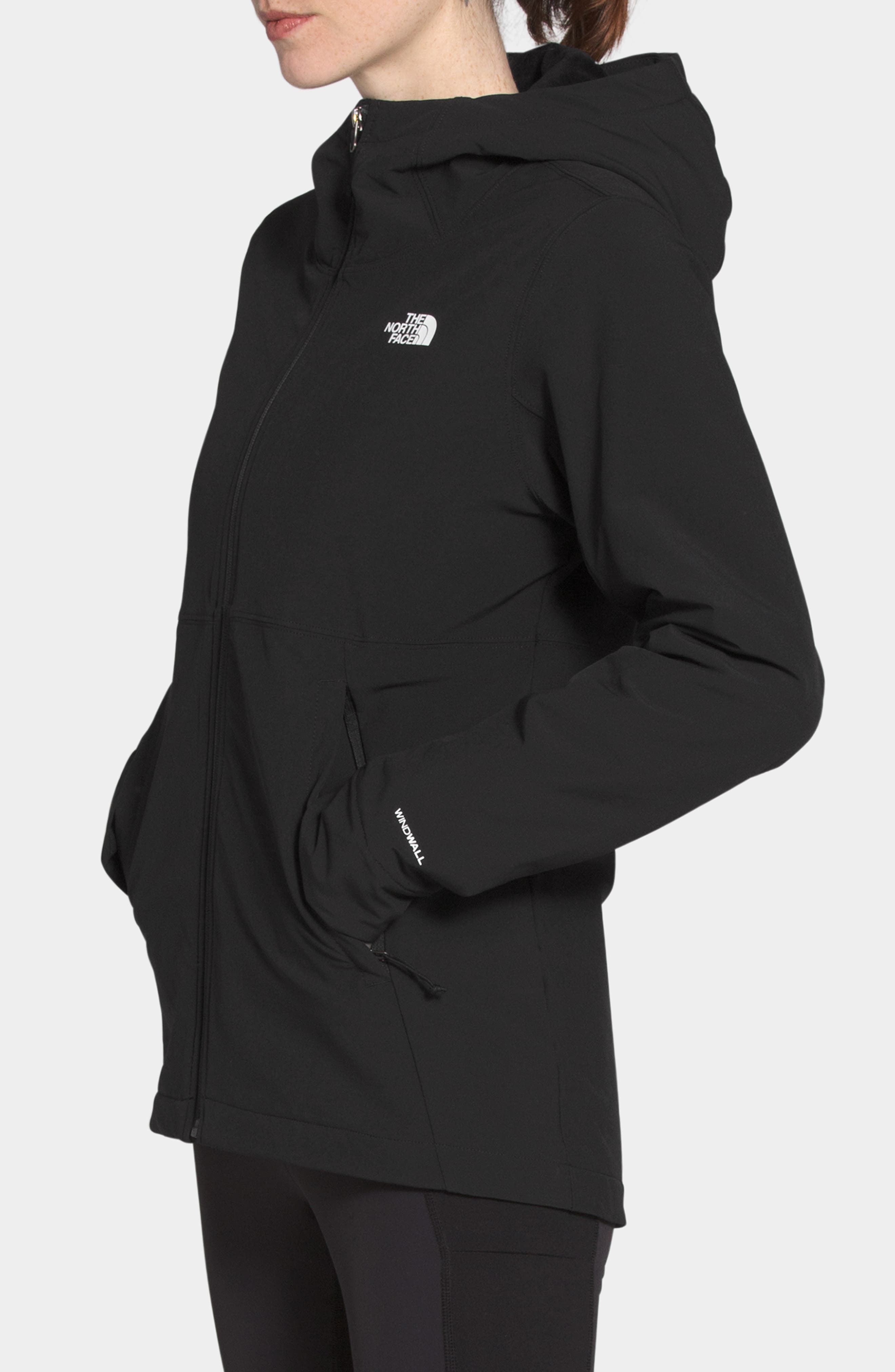 the north face women's shelbe raschel hoodie black