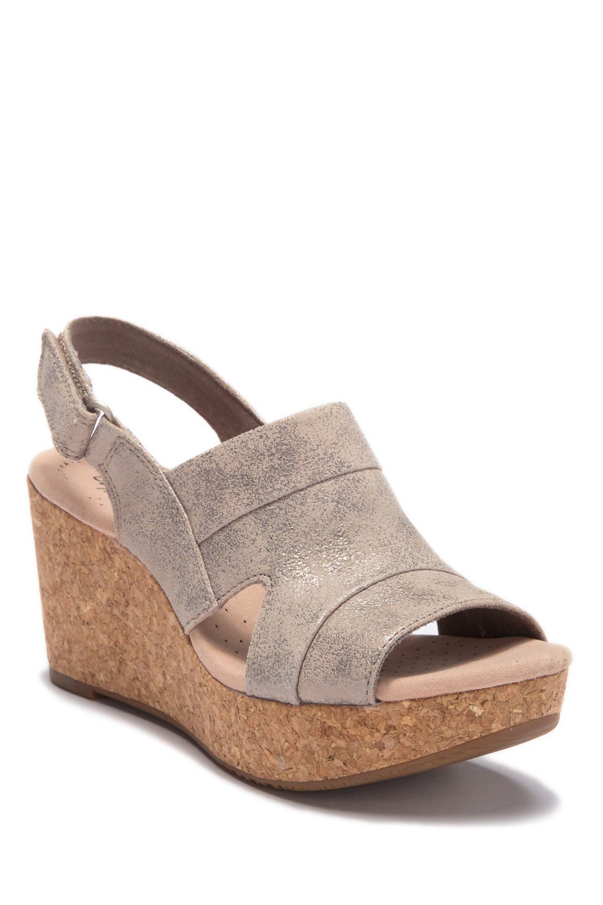 clarks women's annadel ivory wedge sandal