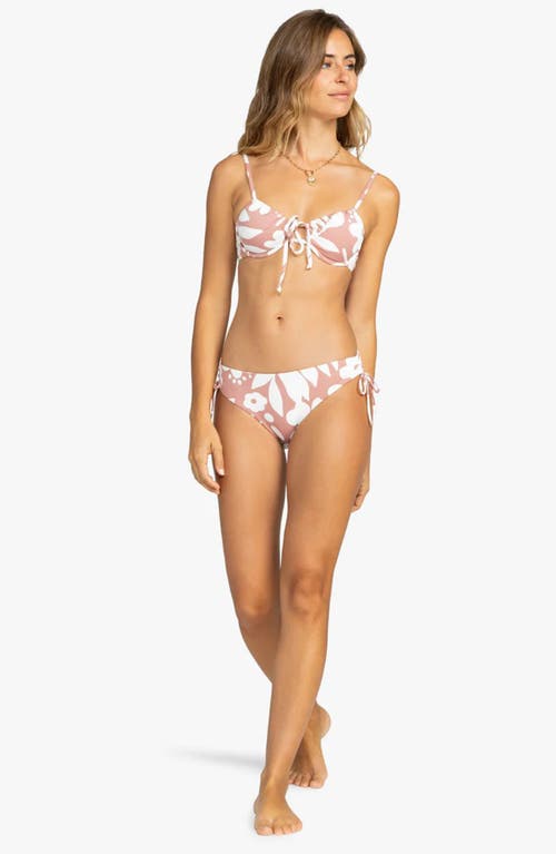 Roxy Beach Classics Underwire Bikini Top In Ash Rose