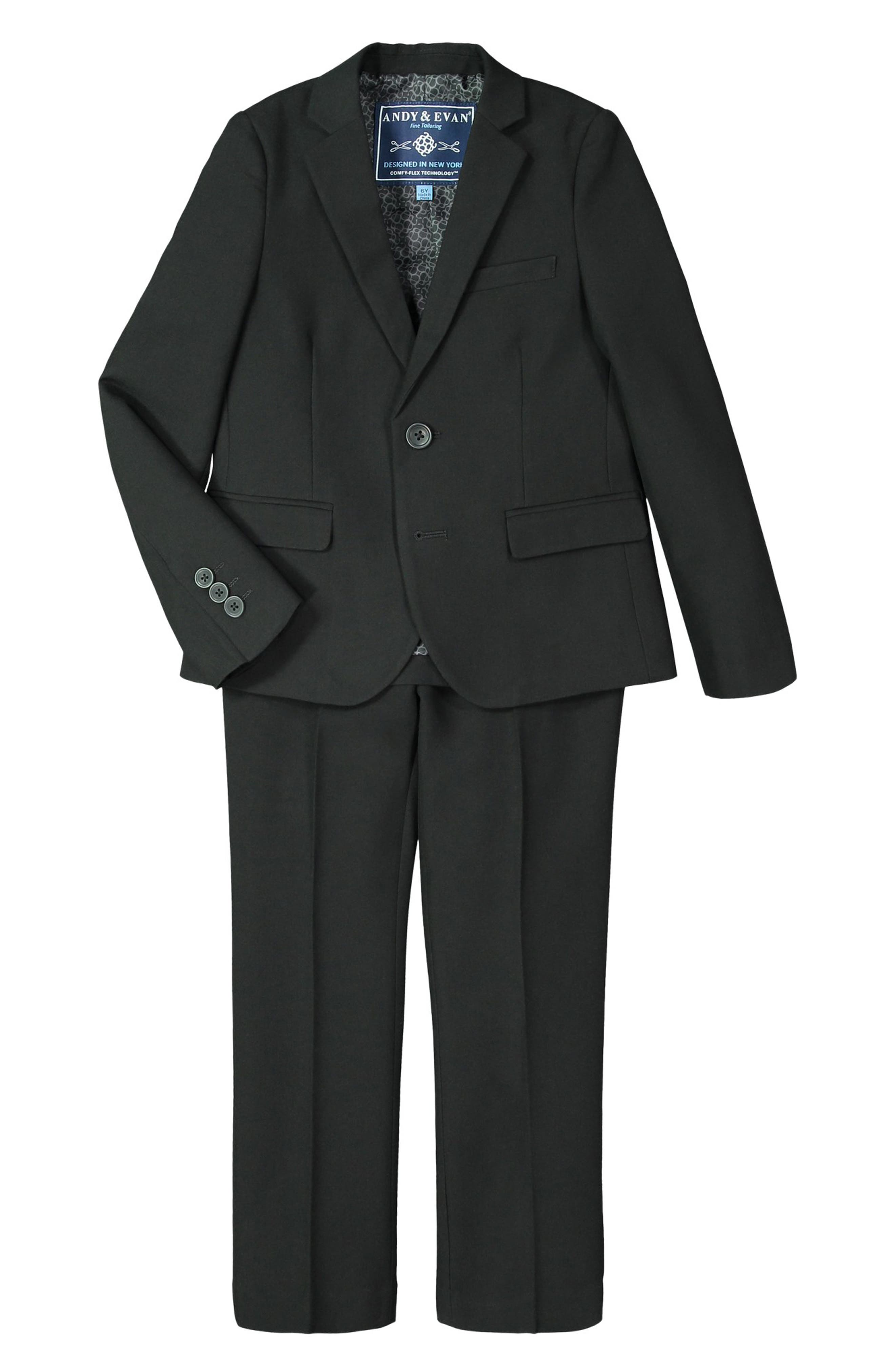 boys black formal trousers