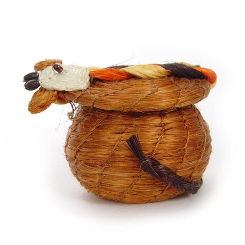 MBARE MBARE ANIMAL LIDDED BASKET