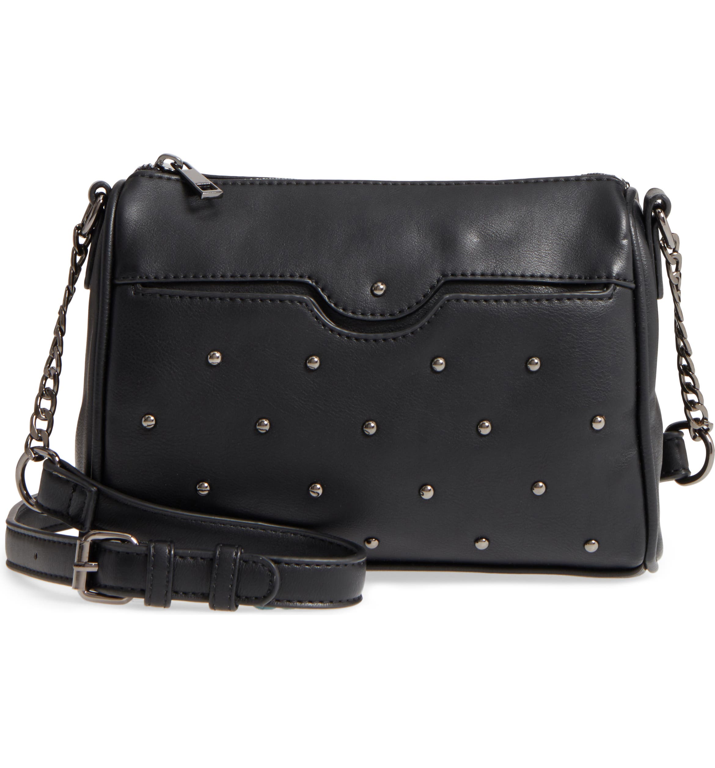 BP. Studded Faux Leather Crossbody Bag | Nordstrom