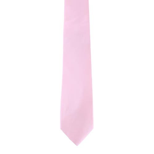 Trafalgar Men's Sutton Solid Color Silk Necktie In Pink