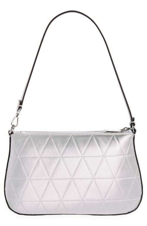 Kate Spade New York Sam Icon Mini Pouchette Shoulder Bag In Silver