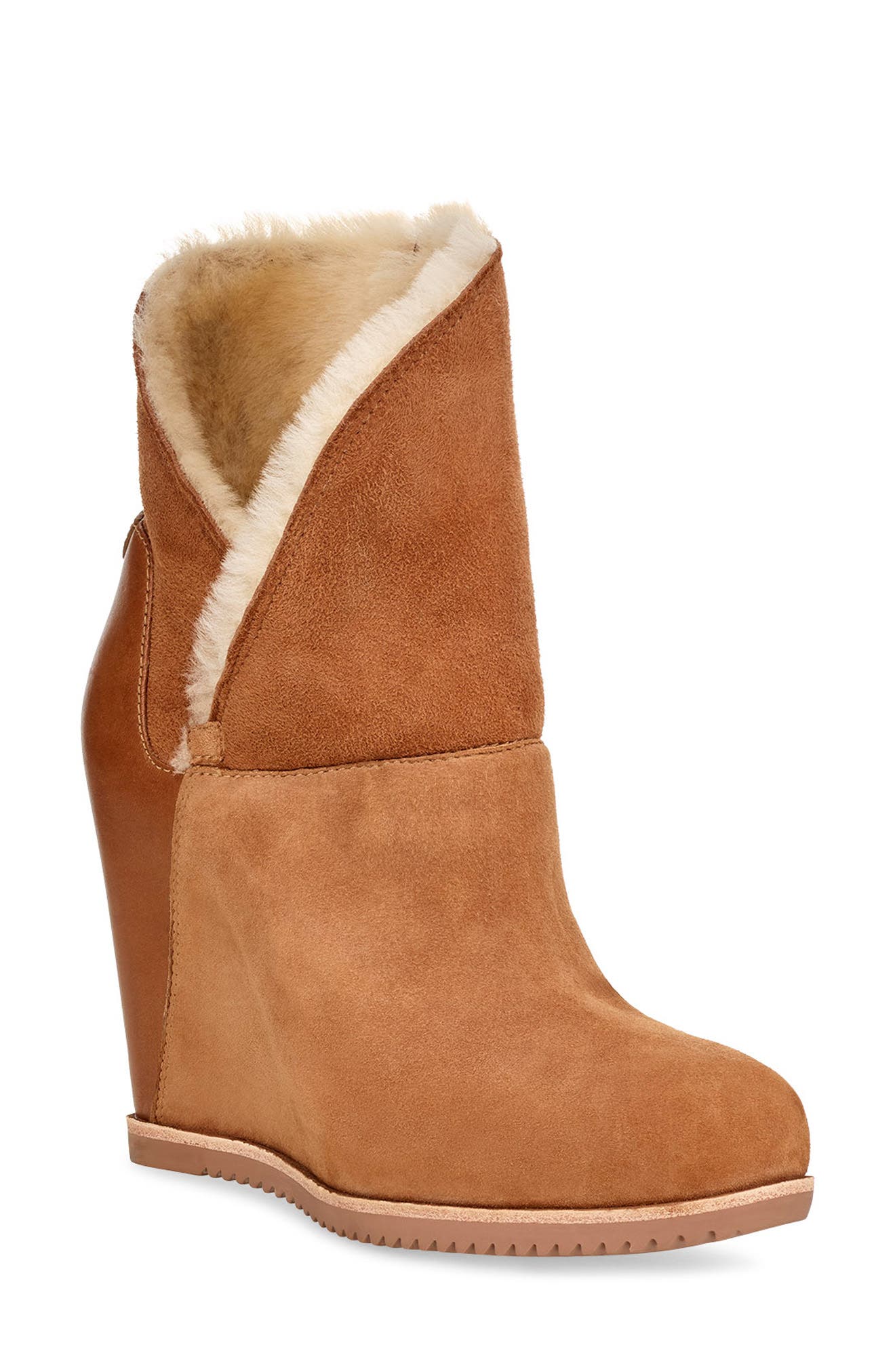 ugg mondri cuff wedge boot