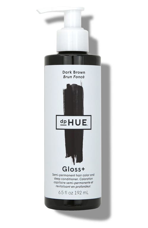 Gloss+ Semi-Permanent Hair Color & Deep Conditioner in Dark Brown