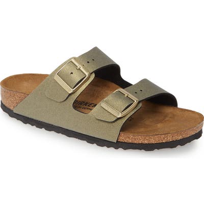 Birkenstock Arizona Icy Metallic Slide Sandal