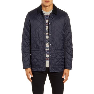 Barbour Blinter Water Resistant Quilted Jacket, Blue