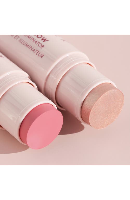 Wander Beauty On-the-glow Blush & Illuminator Petal Pink/nude 0.4 Oz, 12g In Petal Pink/nude Glow