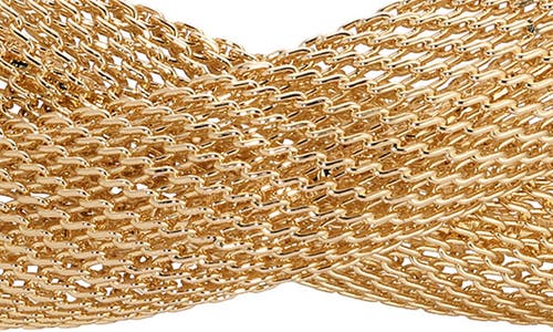 Eye Candy Los Angeles Page Cuff Bracelet In Gold