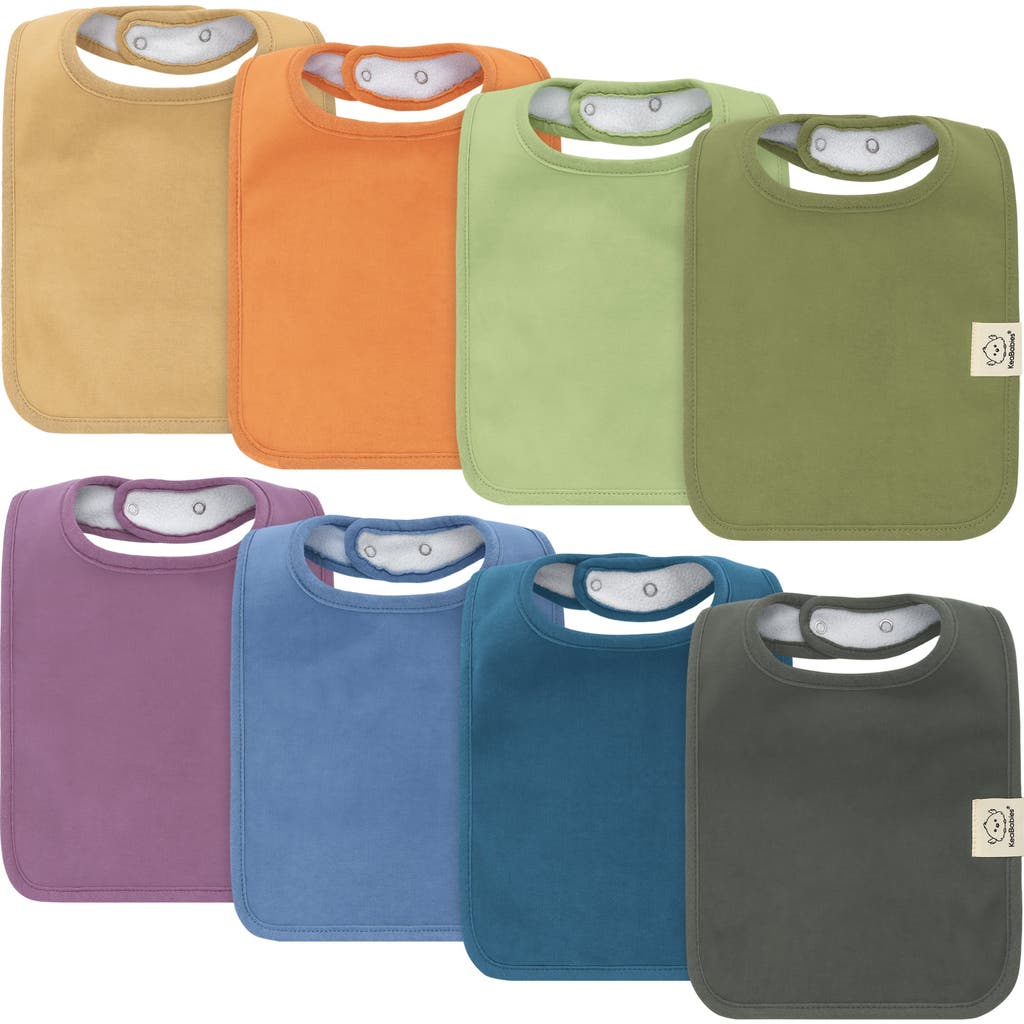 Keababies 8-pack Coast Drool Bibs In Cruise