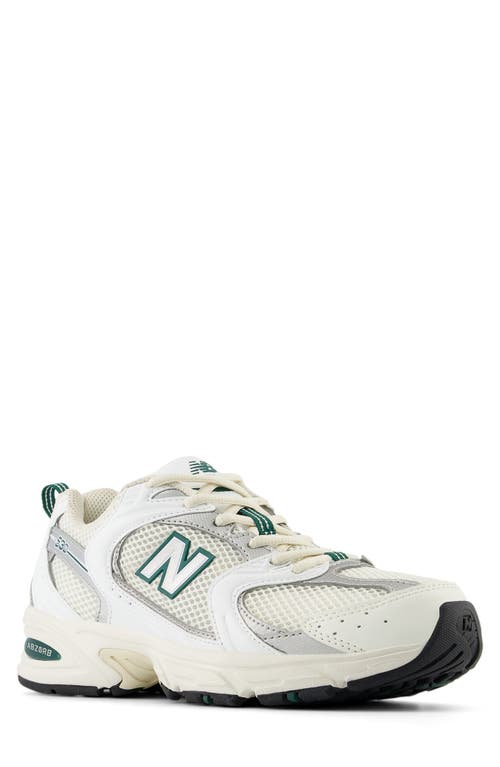 Shop New Balance Gender Inclusive 530 Sneaker In Sea Salt/green