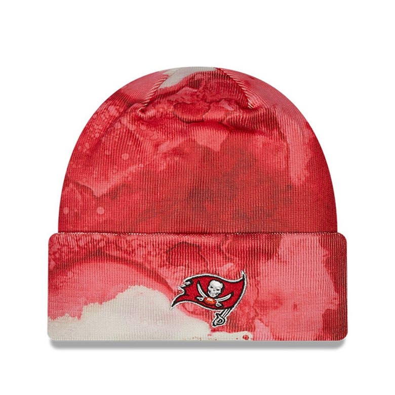 New Era Red Tampa Bay Buccaneers 2022 Sideline 9FIFTY Ink Dye Snapback Hat