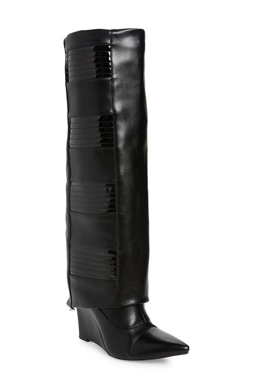 Victoria Knee High Boot in Black