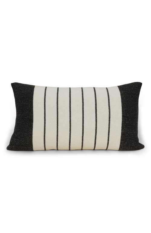 Barefoot Dreams Cozychic® Border Stripe Pillow In Cream/carbon