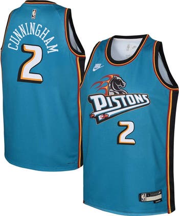 Nike Youth Nike Cade Cunningham Teal Detroit Pistons 2022/23 Swingman Jersey - Classic Edition