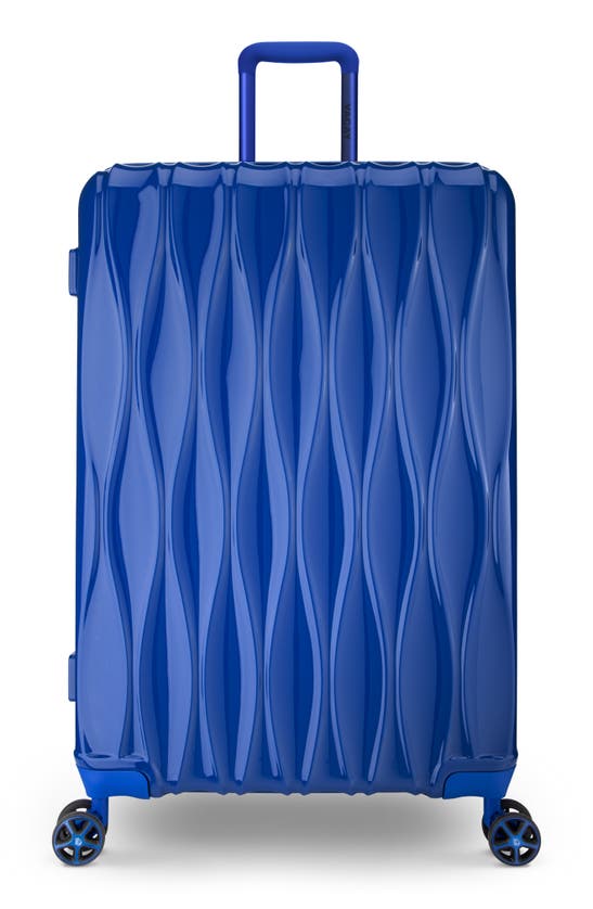Vacay Link Blues 28-inch Hardside Spinner In Dark Blue