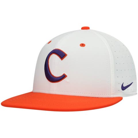 Men's Nike Black/Orange Oklahoma State Cowboys Team Baseball True  Performance Fitted Hat