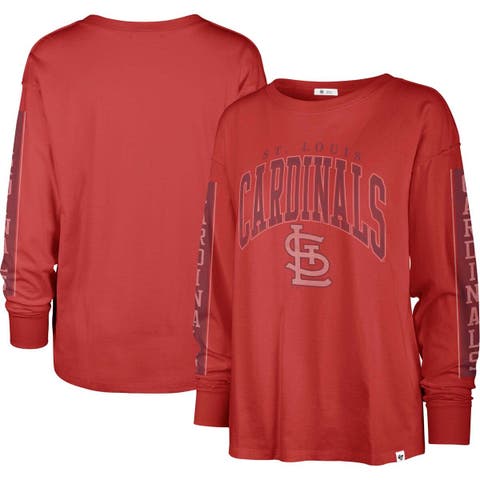 Stitches St Louis Cardinals Long Sleeve Shirt size Medium New NWT