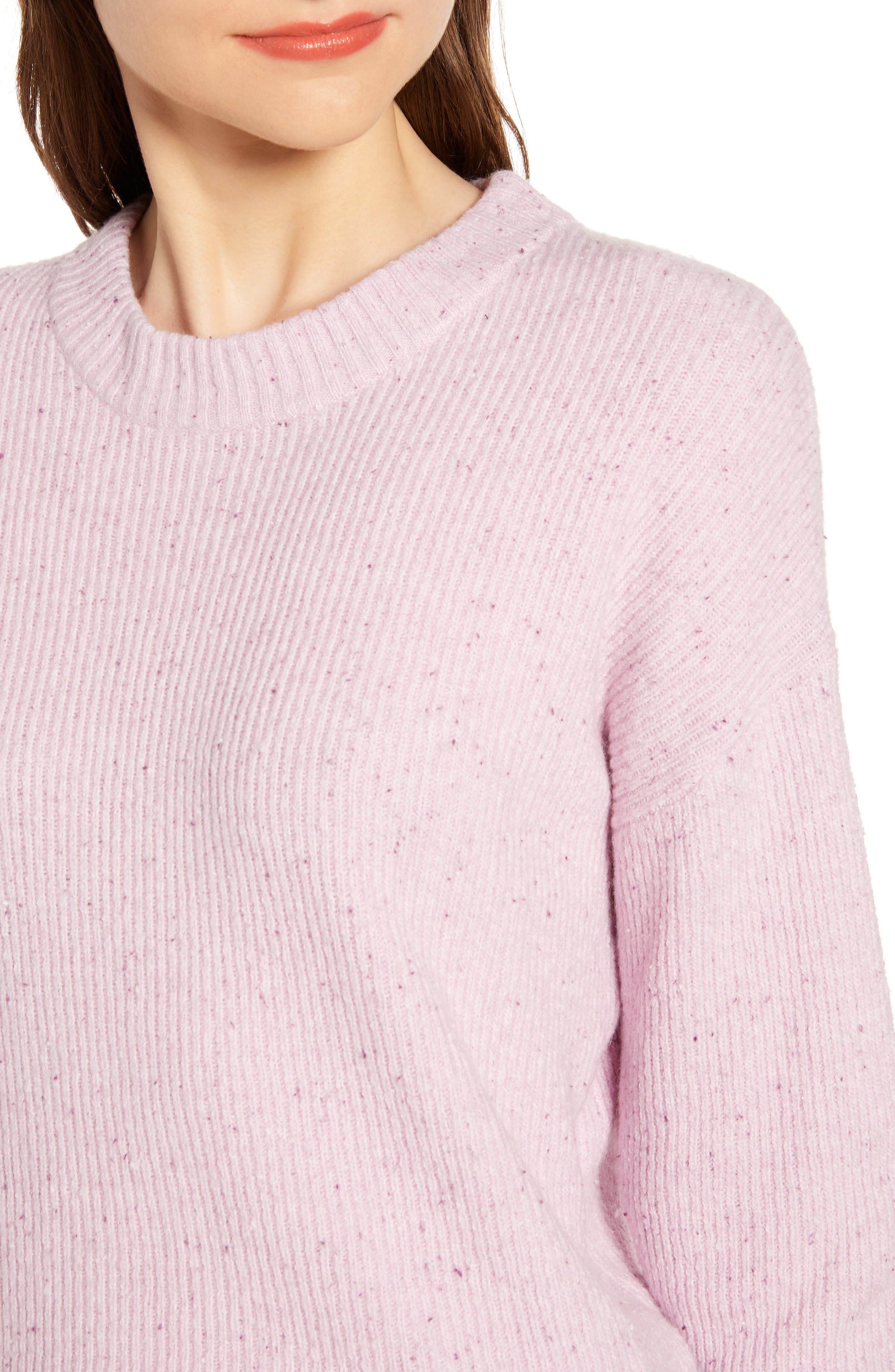 something navy pink sweater