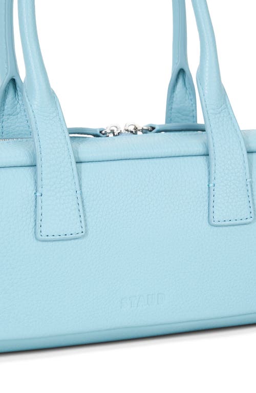 Staud The Dude Leather Shoulder Bag In Mist