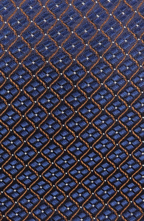 Nordstrom Edwin Neat Silk Tie In Navy