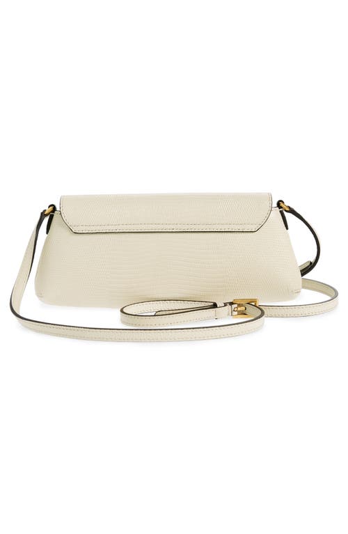 Shop Jimmy Choo Small Diamond East/west Shoulder Bag In Bamboo