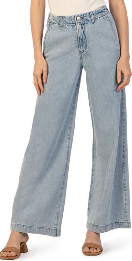 Kut From The Kloth Meg High Waist Wide Leg Jeans 