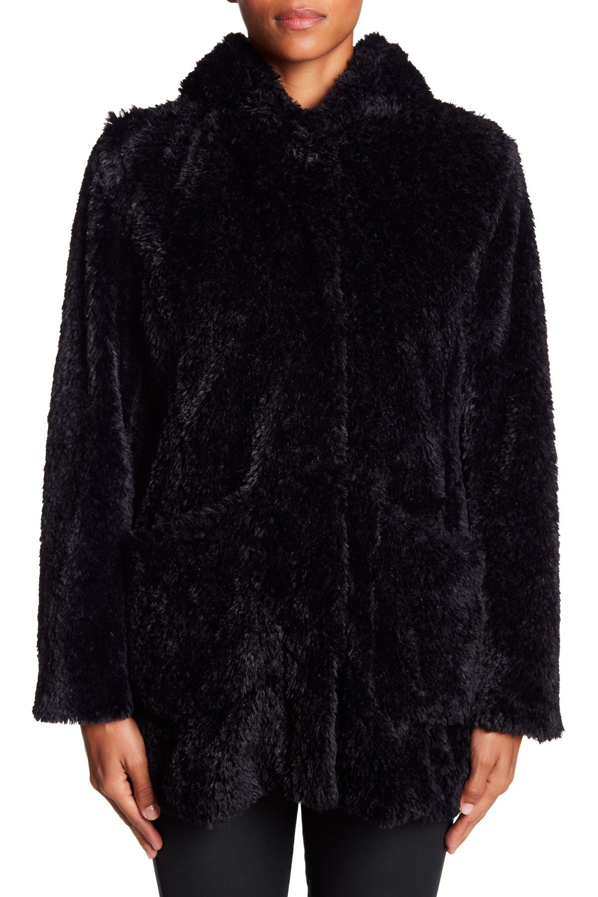 kenneth cole teddy bear hooded coat