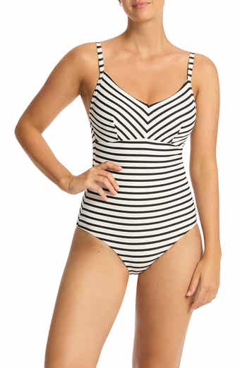Sea Level Spinnaker Square Neck Underwire One-Piece Swimsuit